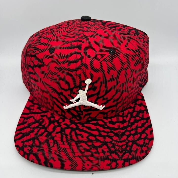 Air Jordan Cement Elephant Red Jumpman Hat Snapback Cap Men