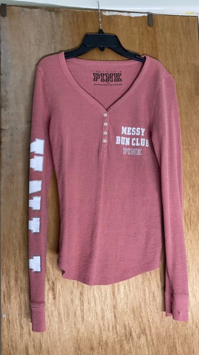 PINK long sleeve top