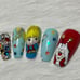 Rainbow Brite Press On Nails