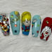 Rainbow Brite Press On Nails