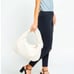NWT-Urban Expressions STUNNING Bone Suede Faux-Leather Woven Hobo Bag