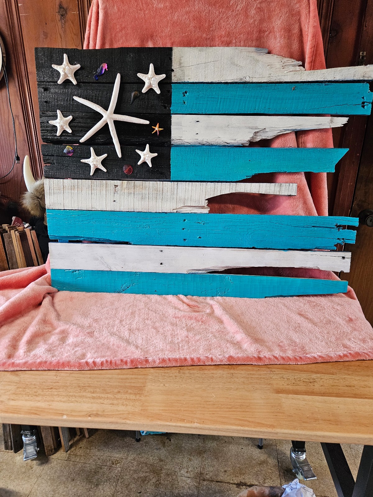 Wooden Flag
