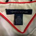 Tommy Hilfiger Womens Size Large Zip Front Rain Coat Jacket Cream Lightweight