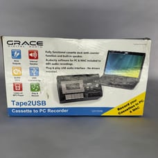 Grace Digital Audio Tape2USB GDI-T2USB Cassette Tape to PC/MAC Converter New.