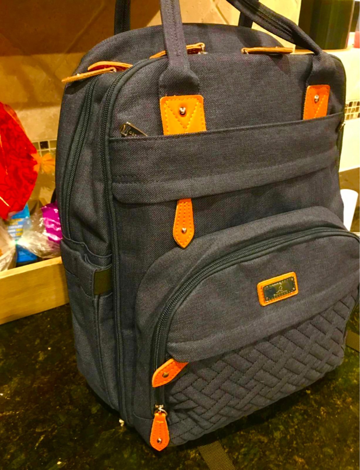 diaper Bag Backpack Multifunction Waterproof Travel Back Pack with Changing Pad