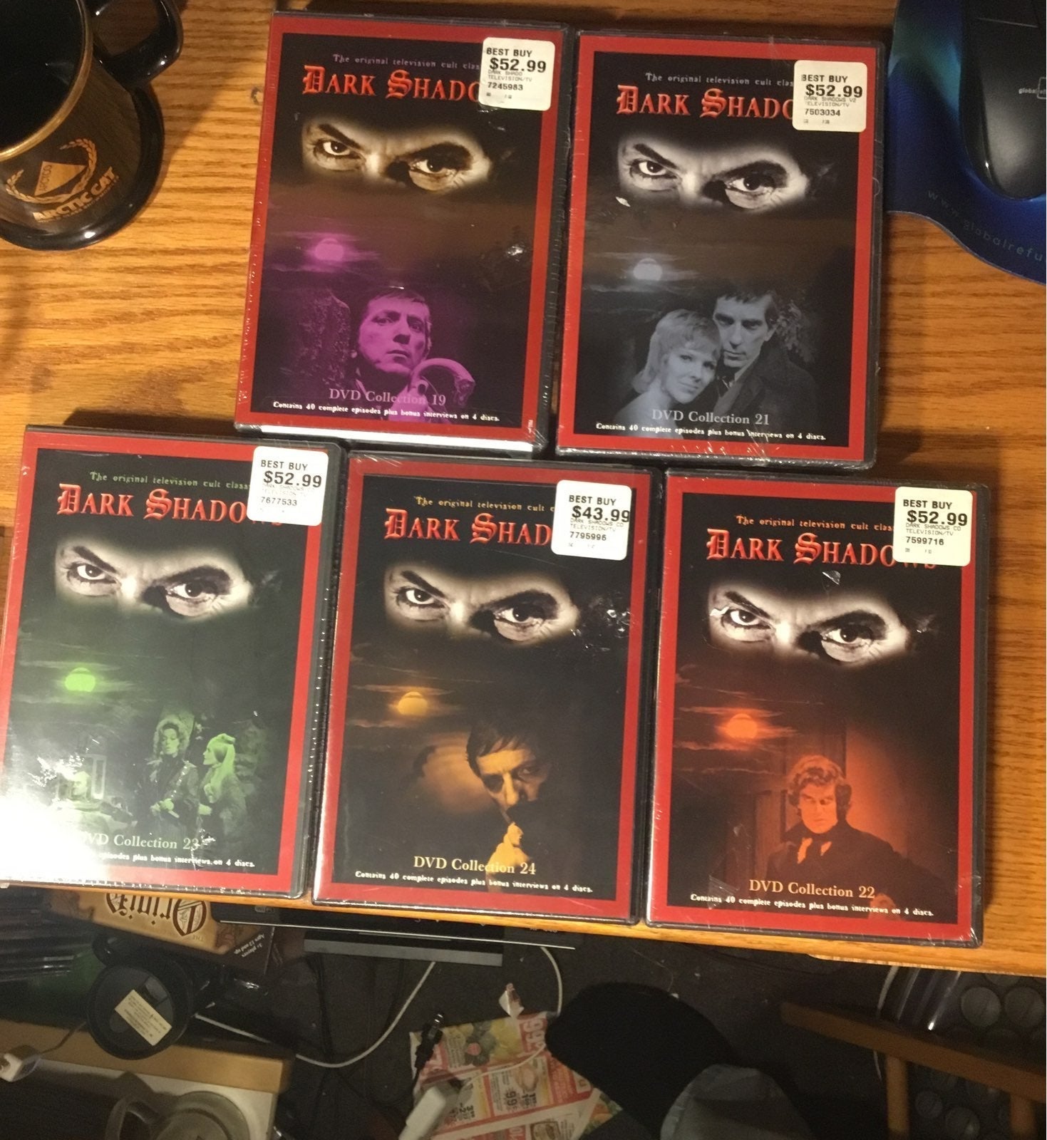 Dark Shadows DVD Collection 19,21,22,23, and 24 Factory Sealed