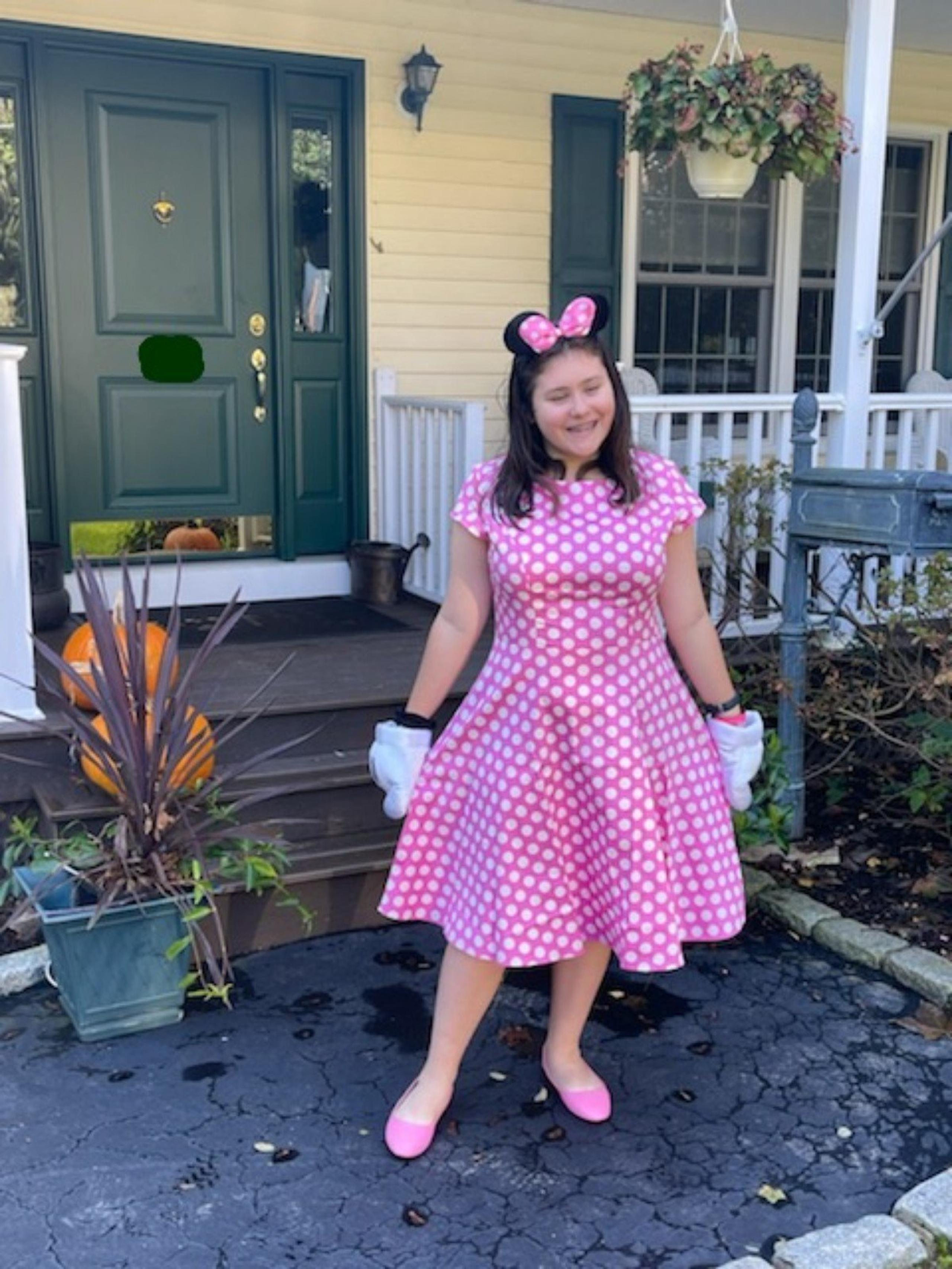 Women's Pink Minnie Mouse Halloween Costume