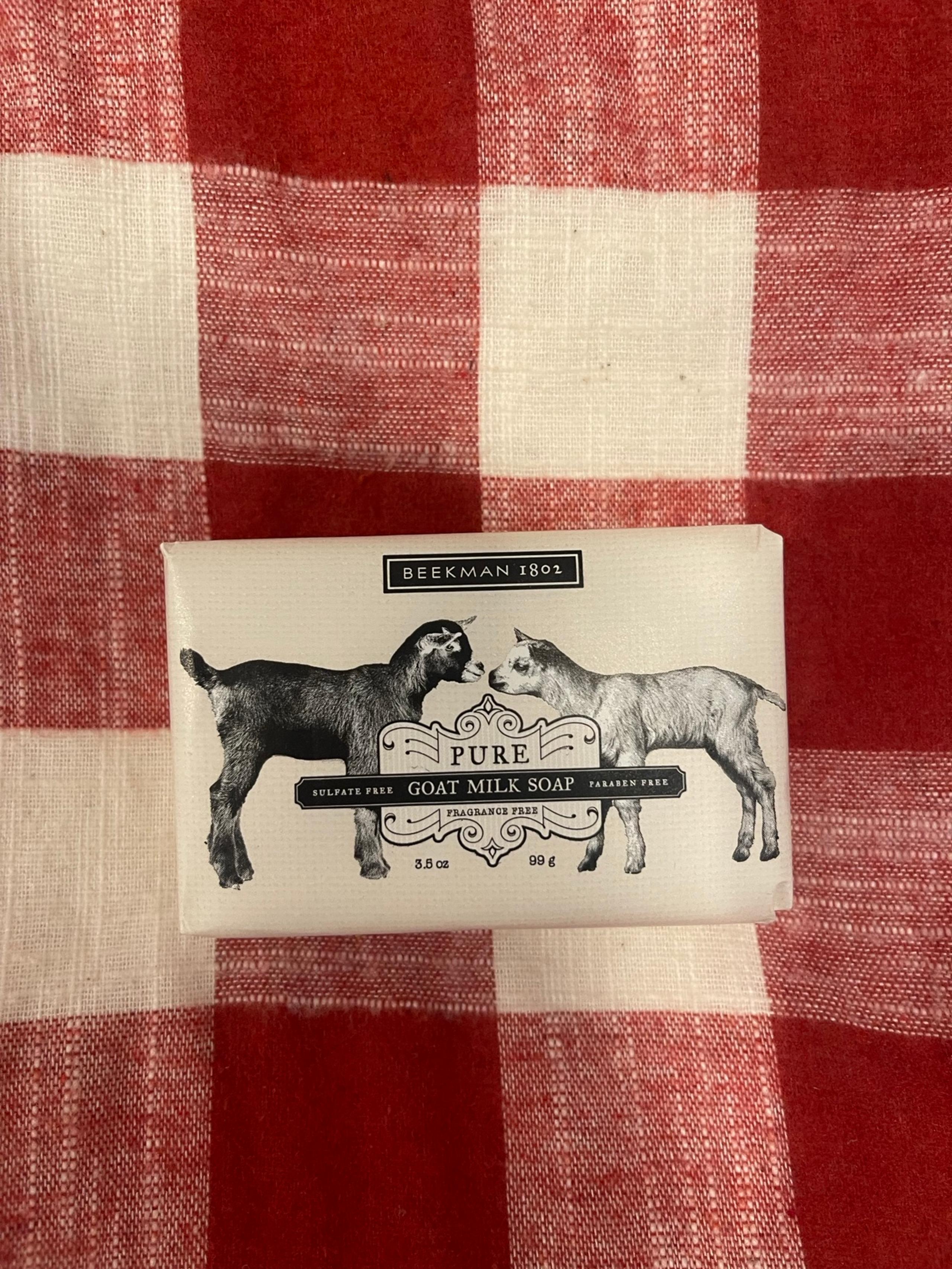Beekman 1802 Fragrance Free Unscented Goat Milk Bar Soap 3.5 oz NEW