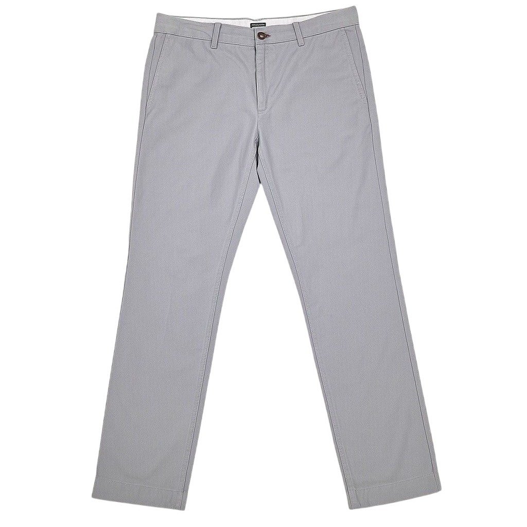 J Crew Pants Men 32x34 Gray Chino Straight Fit Stretch Flex Business Casual Work
