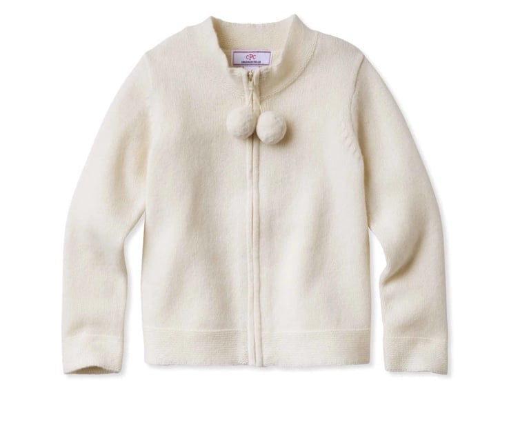 EUC Classic Prep Pippa Pom Pom Sweater Size 6 Ivory