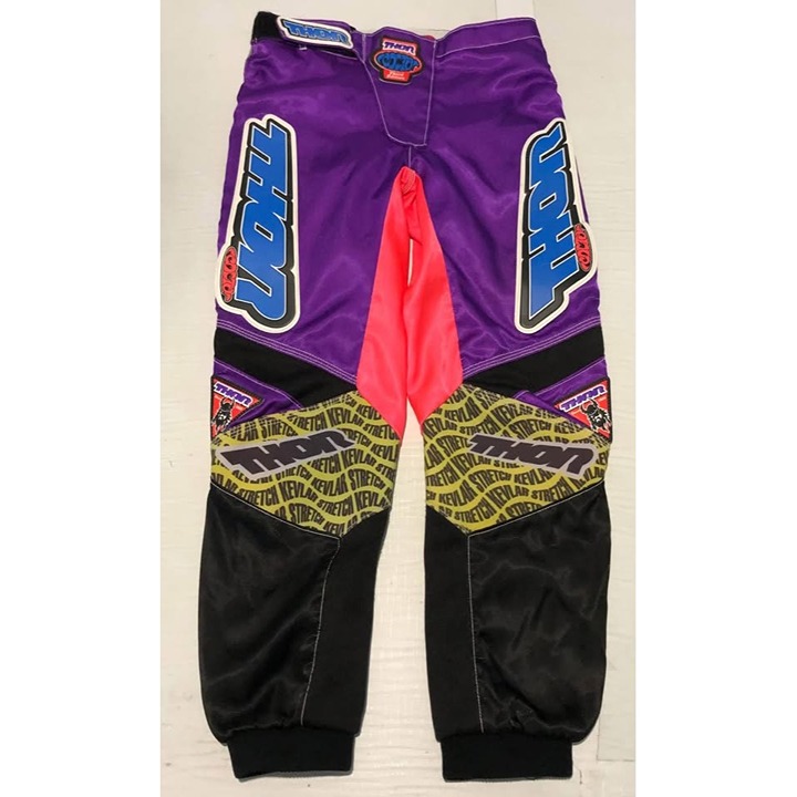 THOR Motorcycle Riding Pants Size 26” Men KEVLAR FIBER, Elastic Parts
