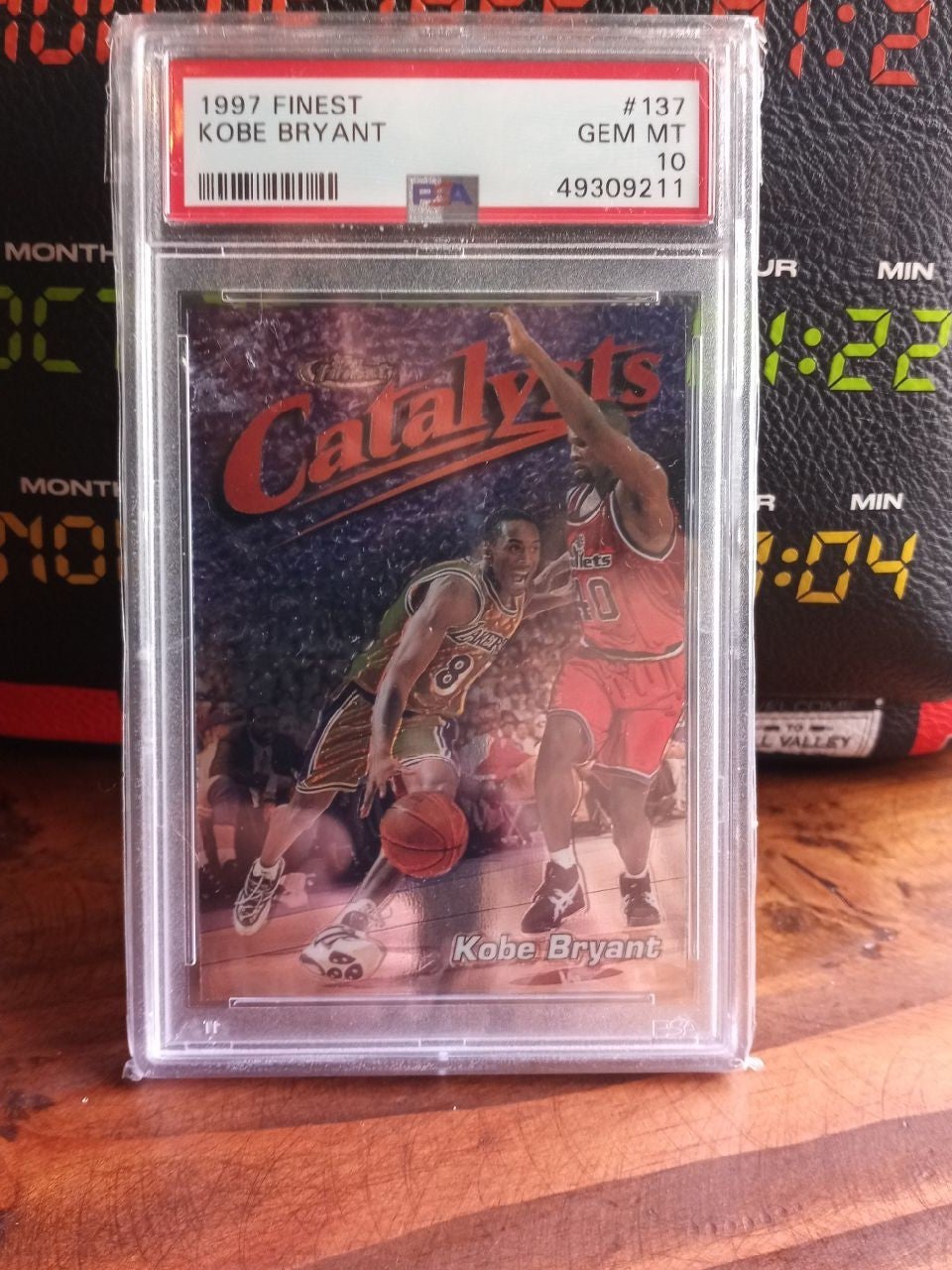 1997 Kobe Bryant Topps Finest PSA 10