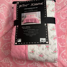 Betsey Johnson Reversible Quilt Set FULL/QUEEN NWT