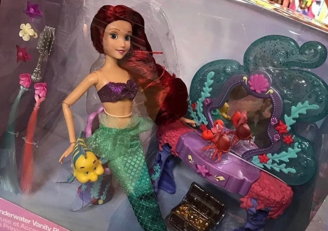 Disney ariel vanity play set