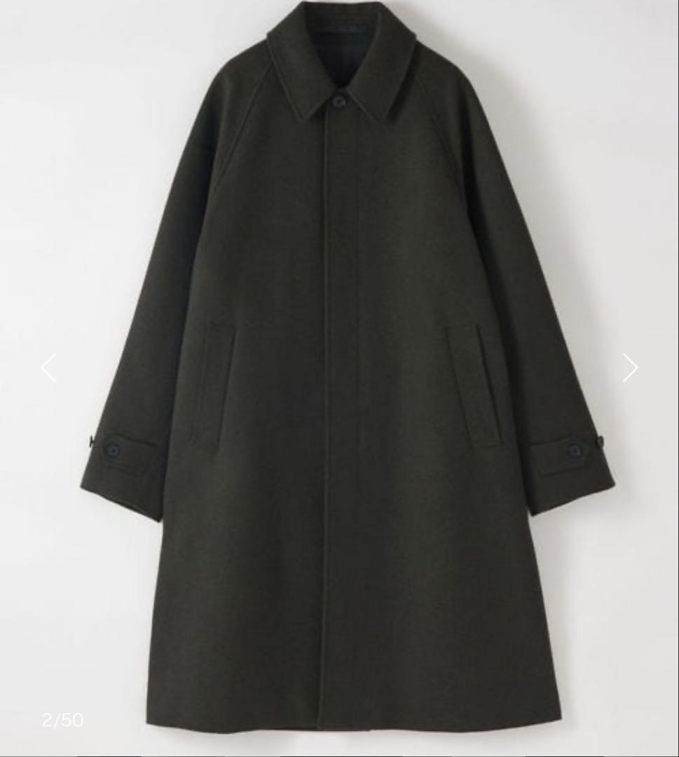 WL/CA Balmacaan Coat, Dark Green, Size M