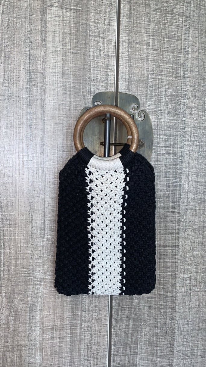 LAUDE THE LABEL Gabby Mini Macrame Bag