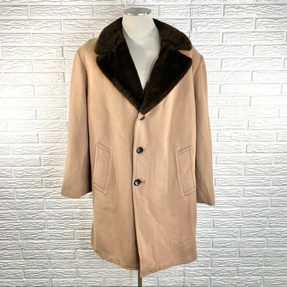 Vtg Zero King Made for Justers Wool Coat