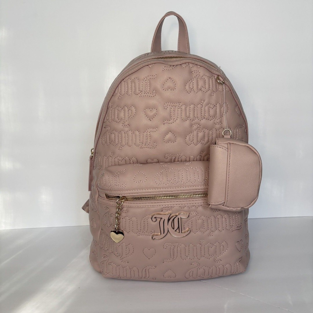 NEW JUICY COUTURE Pink League Backpack Dusty Blush 11JCCPHJC-LJB W/Tags 99 MSRP