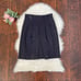 AKRIS Purple Pleated Leather Skirt Sz 8