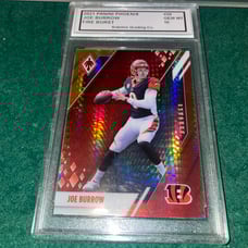 Gem Mint 10 SGC 2021 Panini Phoenix Joe Burrow Fire Burst