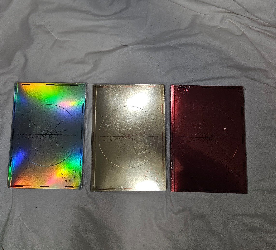 ATEEZ GOLDEN HOUR PART 2 ALBUM SET of 3