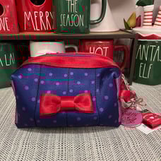 Harveys Seatbelt Merry & Bright Mini Bow Dopp Kit.