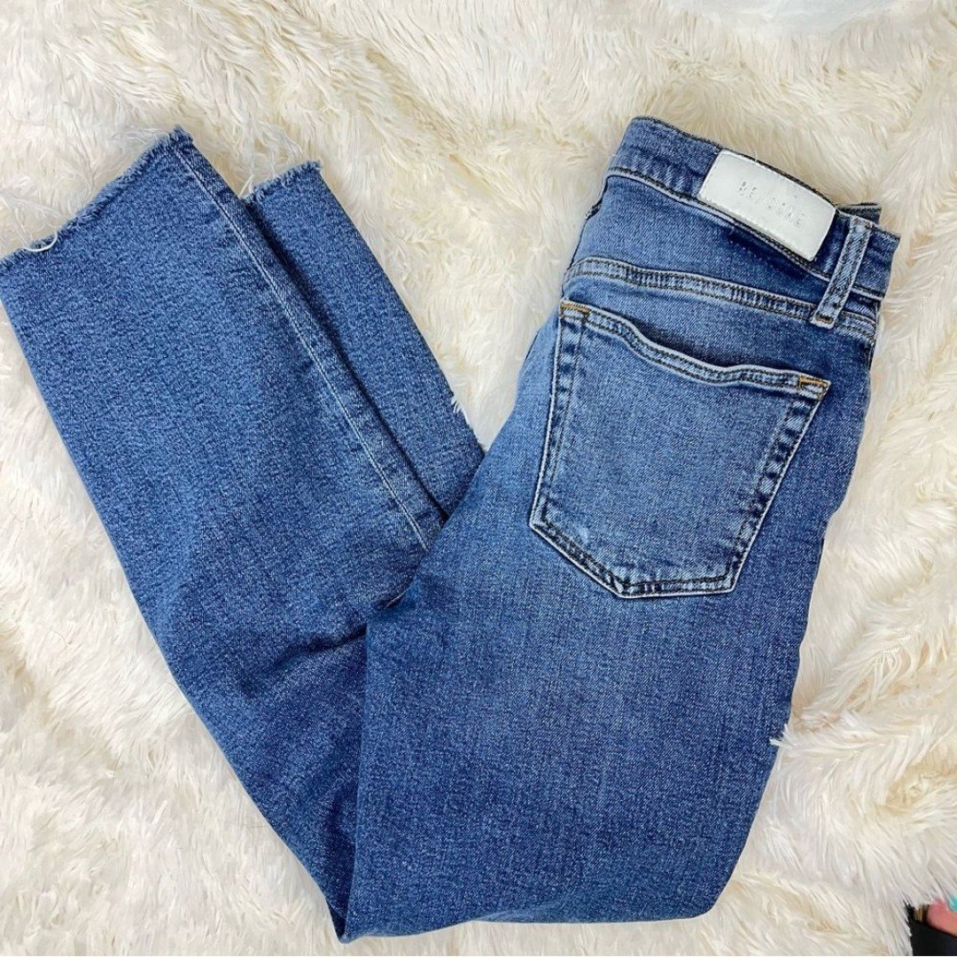 RE/DONE 70’s High Rise Stove Pipe Jean