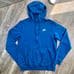 Nike Electric Blue Half Zip Fleece Hooded Pullover Hoodie