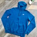 Nike Electric Blue Half Zip Fleece Hooded Pullover Hoodie