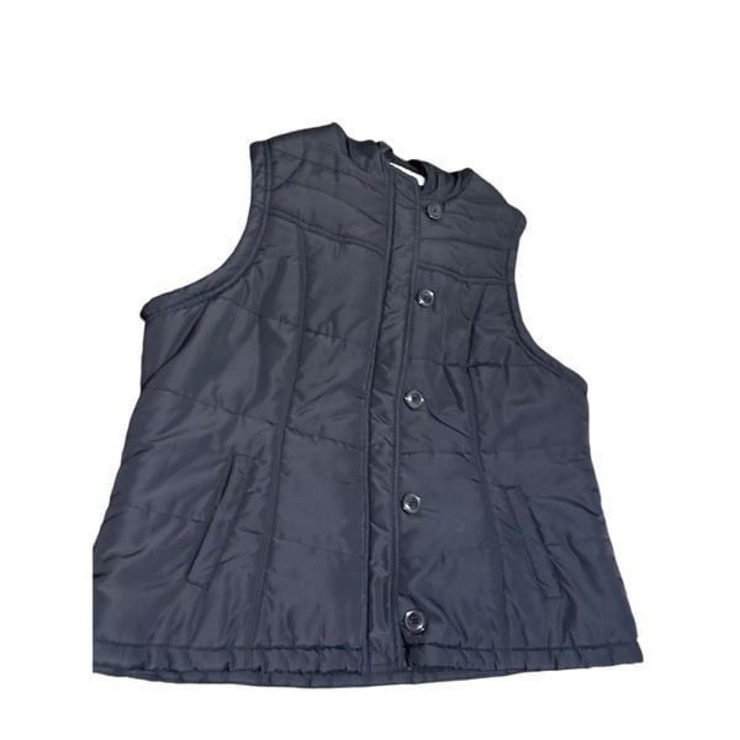 Sonoma Life Style Hooded Full Zip & Button Up Vest Women’s Size XL Navy