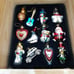 THOMAS PACCONI MUSEUM SERIES ORNAMENTS 28pc SET WOODEN CHEST BOX TREE TOPPER COA