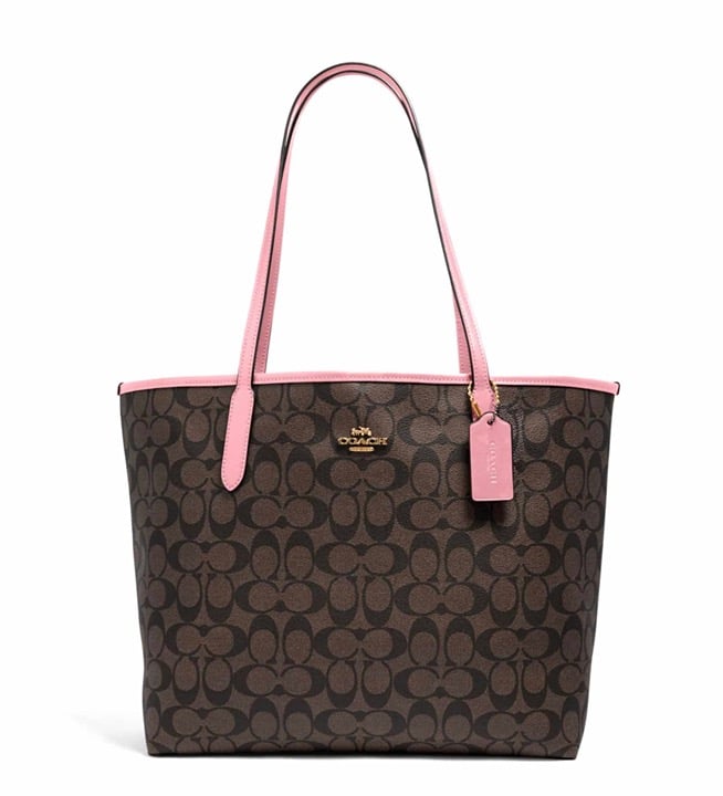 Coach City Tote Signature True Pink