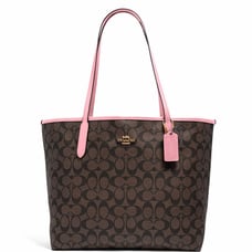 Coach City Tote Signature True Pink