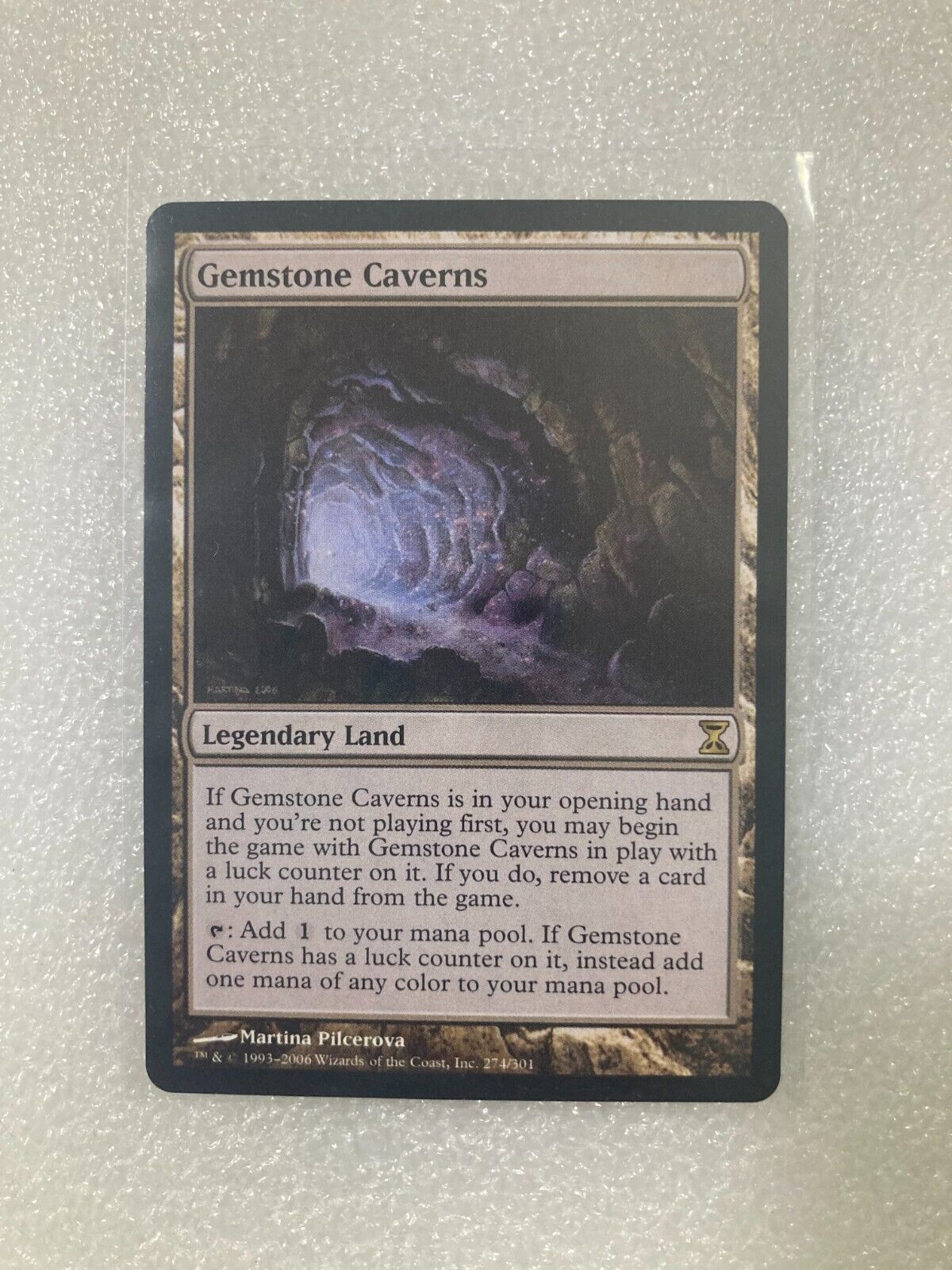 Magic 2006 MTG TSP 274 Non-Foil Gemstone Caverns - Time Spiral MINT OR BETTER NM