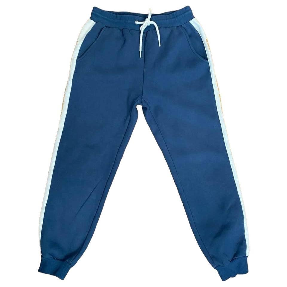 African King American Gangster Sweat Pants Blue Size L