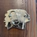 Indian Chief Head Belt Buckle Vintage Gold Plated Western