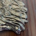 Indian Chief Head Belt Buckle Vintage Gold Plated Western