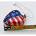 VTG American Flag Heart Shaped Glass Ornaments Set Of 28 Bonus Stars Lot of 4
