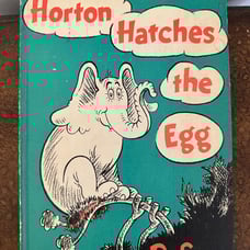 Dr Seuss Book Club RARE Vintage Hard Cover HC Horton Hatches The Egg 1940