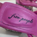 Free People Parker Chain Heel Sandals - Magenta Metallic. Size 8
