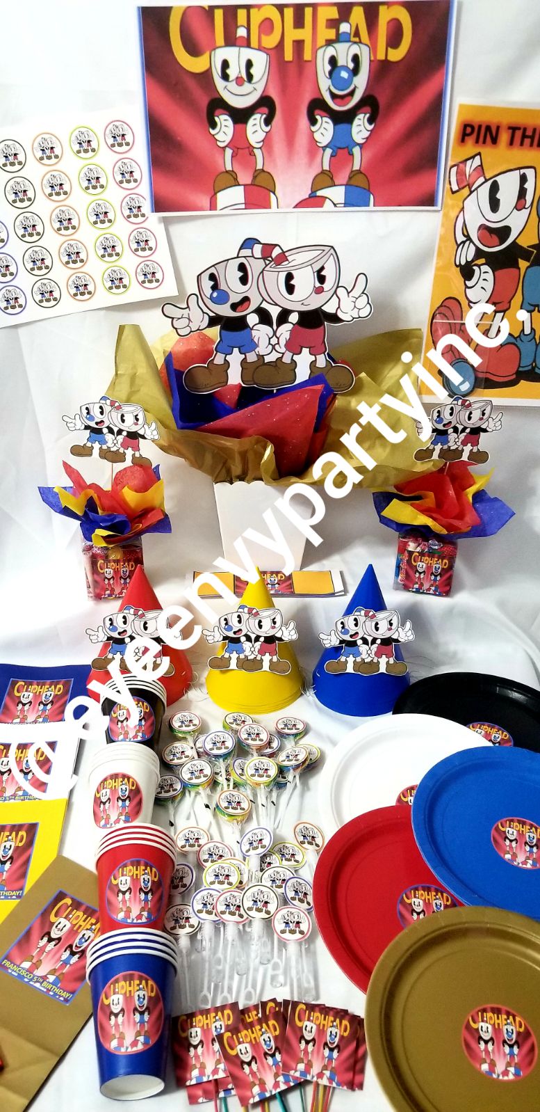 Cuphead Birthday Party Supplies