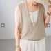 Deuxieme Classe Lily Linen V-neck Vest