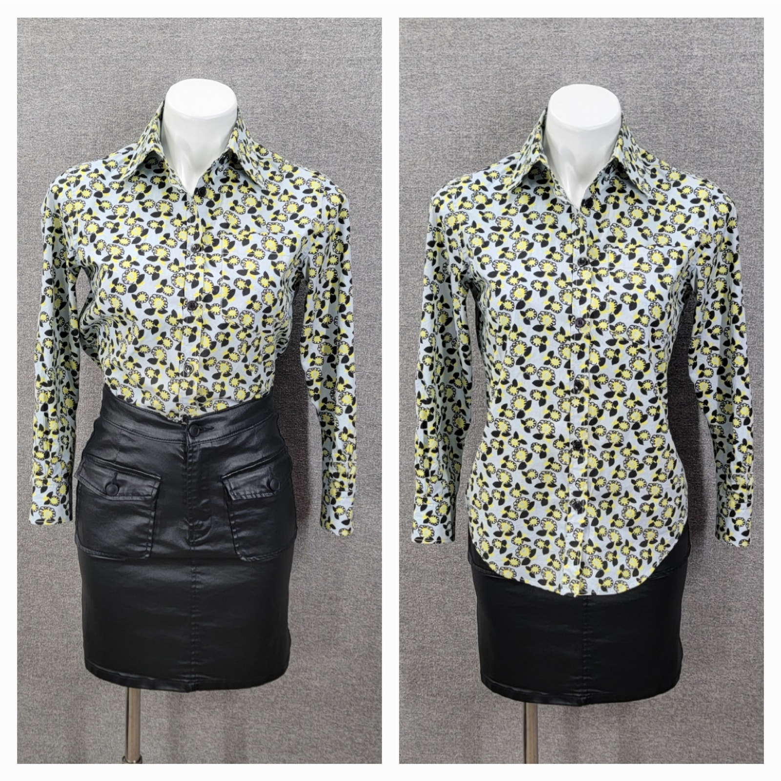 MARNI WOMENS BUTTON DOWN SHIRT, SIZE 38