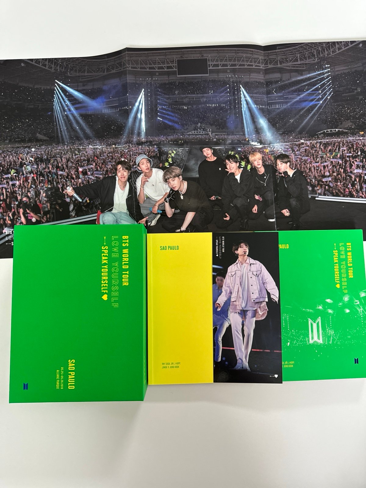 BTS World Tour Love Yourself Sao Paulo DVD with Jungkook Bookmark