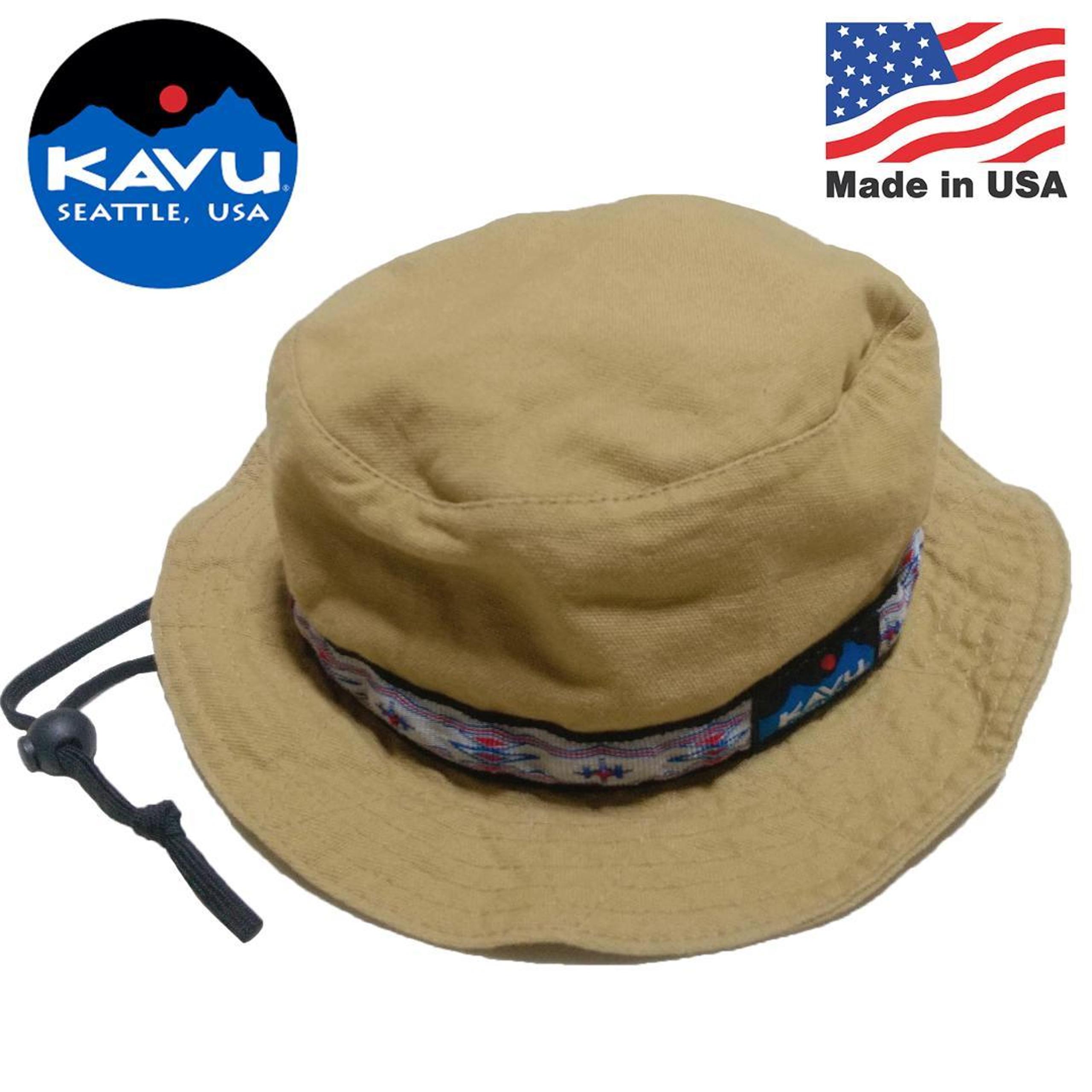KAVU USA Made Safari Hat, Size L, Camel