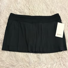 Lululemon Pleat to Street Skirt, Black, Size 14