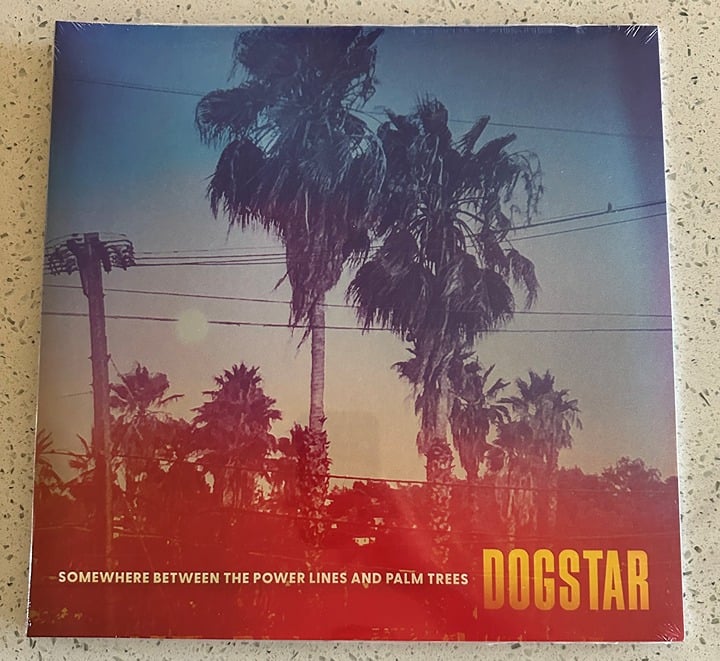 Dogstar Somewhere Between The Power Lines Watermelon BAND SIGNED Vinyl LP
