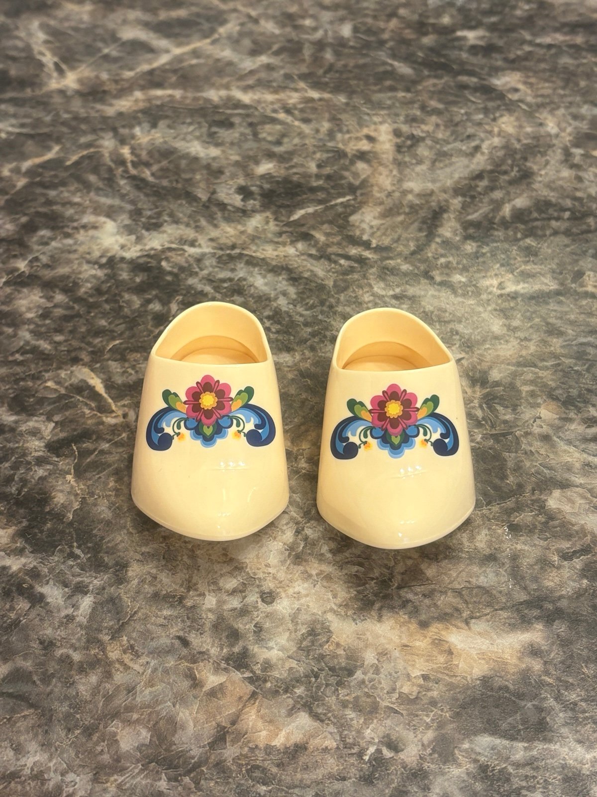 American Girl 18” Doll Kirsten Baking Outfit Shoes Clogs ONLY
