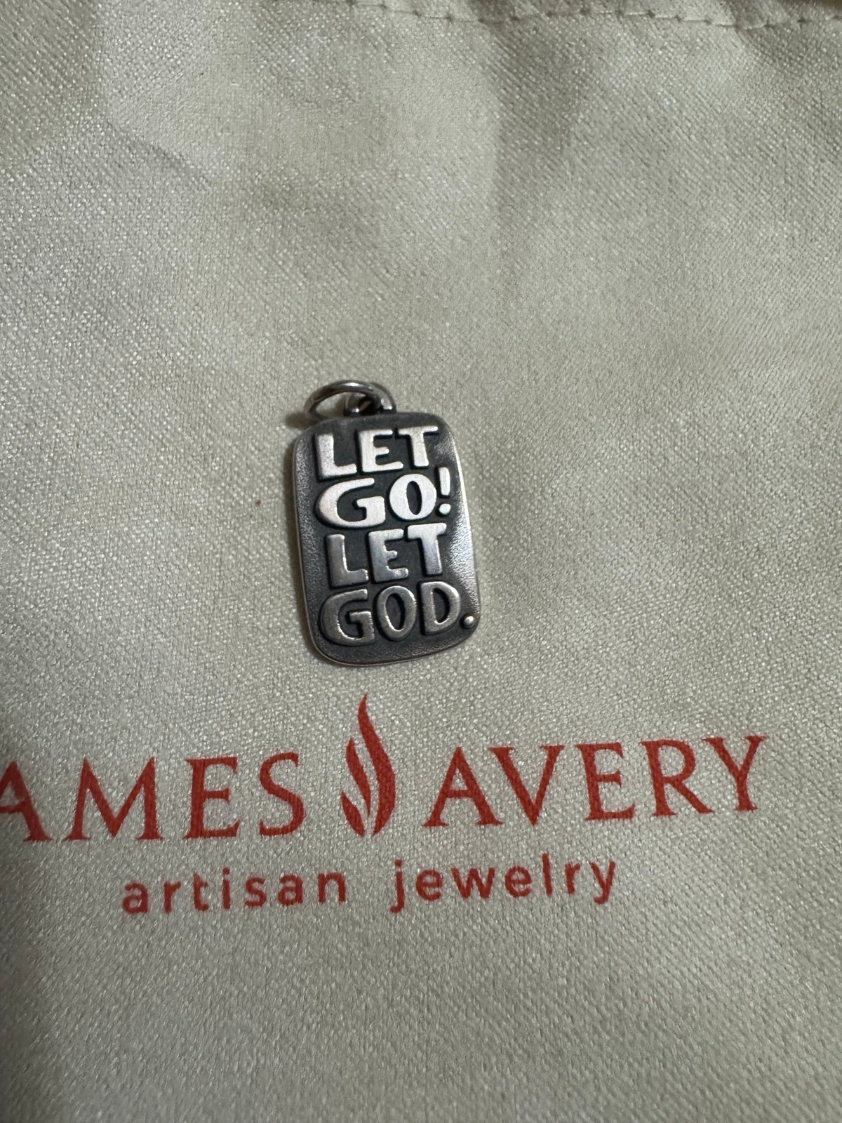 James Avery “Let Go! Let God.” Charm
