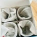 NEW LENOX Smoky Grey Clear Stemless Lowball Juice Glass Drink Wear Glasses Set 4